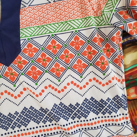 90s vintage patterned tunic - Picture 4 of 5